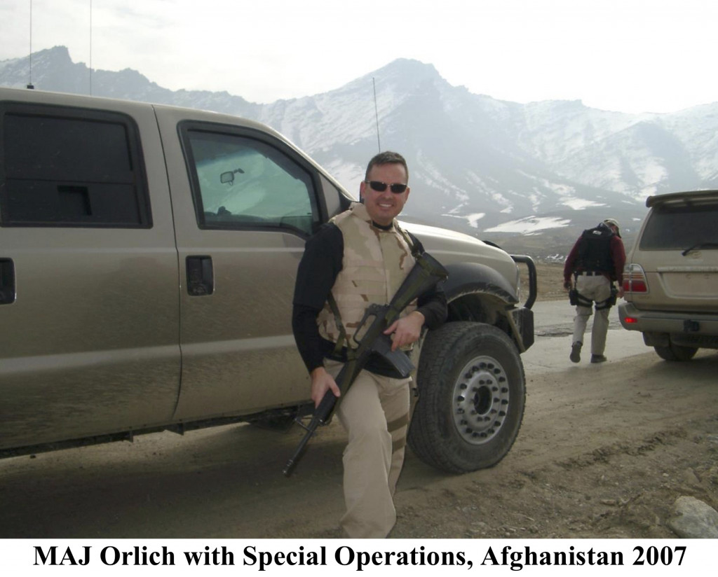 MAJ Orlich with Special Operations